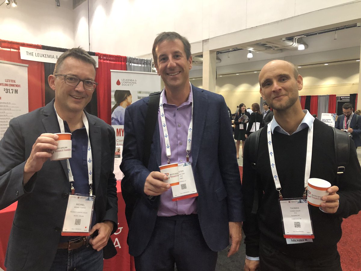 theMMRF's tweet image. Great coffee break at #IMW2019. Special thanks to those that stopped by to see our leadership team!  @BioBenBarwick @HJChoMDPhD1 @AuclairDan @PedalheadPHX @cawilly @DeRomeMary @SheriJS #mmsm