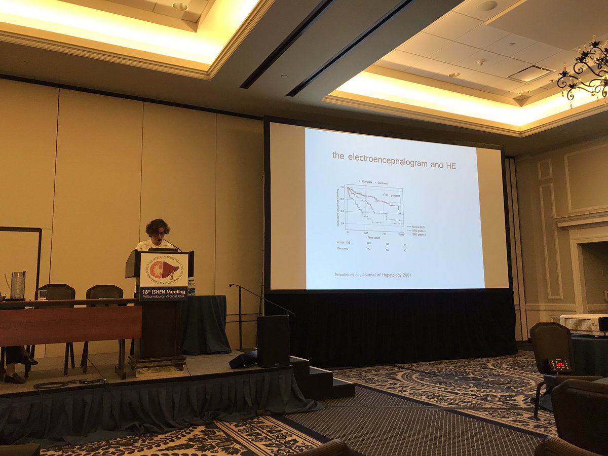 JasmohanBajaj's tweet photo. @MontagneseSara drops multiple pearls about #EEG and #hepaticencephalopathy. Multiple pros for its use and place for cheaper EEG machines have been tested! #ISHEN2019 #ishen https://t.co/UjX0JSfshF