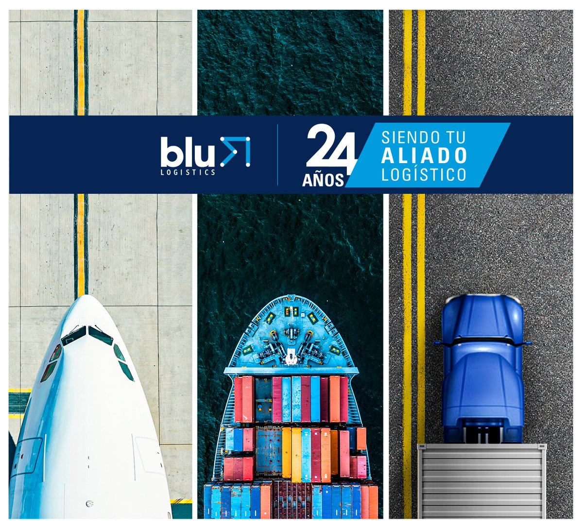 Brindamos acompañamiento de todo el proceso logístico en cualquier parte del mundo. 🌎🚢✈️🚉🚛

Solicita ya tu cotización en blulogistics.com o escríbenos a info@blulogistics.