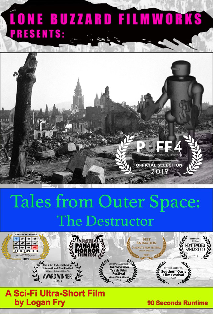 LoneBuzzardFilm's tweet photo. #MakeFilmHappen >>>>>>>>>>>>>Support Patreon ➡️https://t.co/BDy80crR9c⬅️<<<<<<<<<<<<<<@PhillyUnnamed @DVDBoxSet❤️#Plz #Retweet❤️#film #filmfestival #shortfilm #supportindiefilm #culture 🛸#greatfilm #pulpfilm #cultfilm #robot #robotmonster🤖#syfy #scifi #camp #cult #supercheesy😜 https://t.co/WmE8HQSSwK