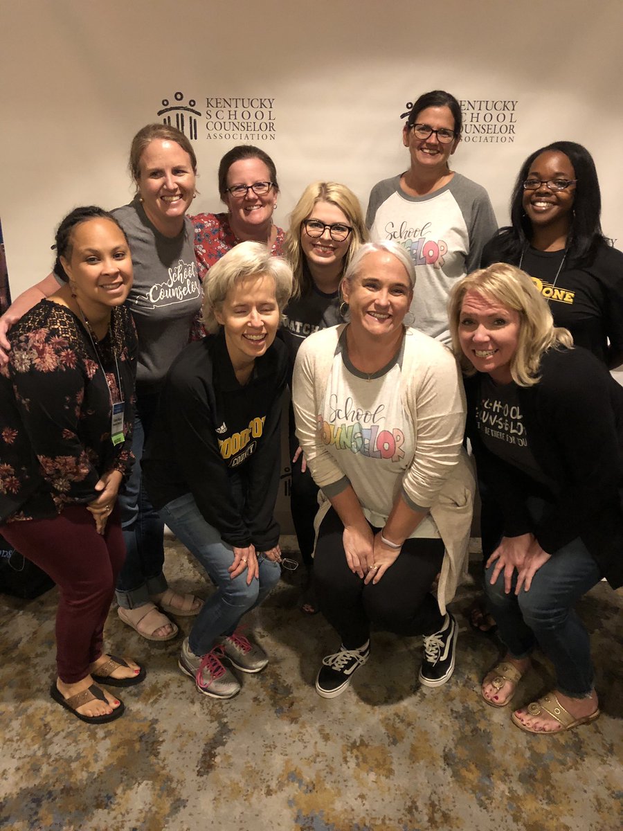 S_A_Southworth's tweet photo. Woodford Counselors at KSCA all things great are in Woodford! #KSCA2019 https://t.co/eIR7z46lds