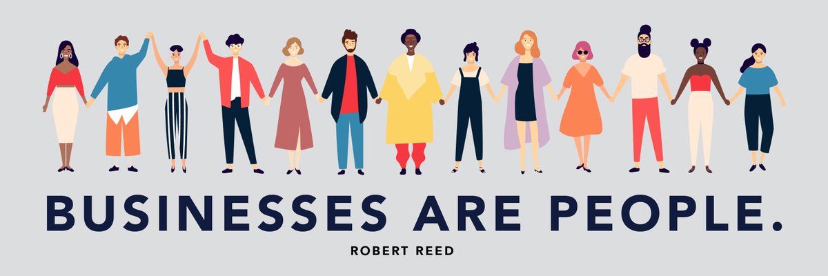 RobertReed2nd's tweet photo. At the end of the day, business is about people, and so everything we do should be about people. https://t.co/OGlg4TUuM1