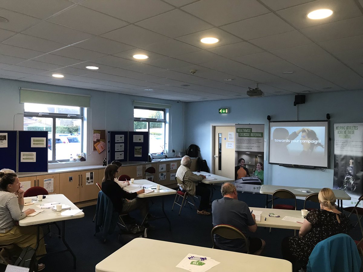 Better_York's tweet photo. This evening our Community Sports Manager delivered a GLL Community Foundation workshop to local York organisations wanting to get local people to learn, play or be active together. For more information visit https://t.co/3AOEZ9Gs17 #GLLCommunities #BetterYork @CityofYork https://t.co/cUuujIzi46