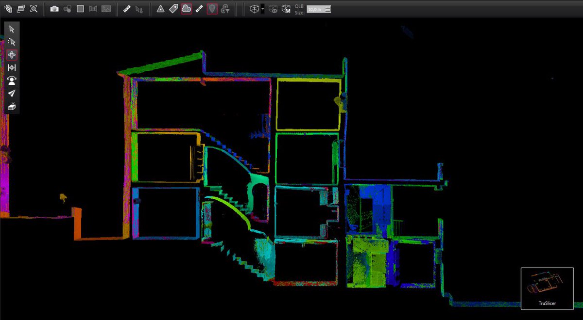 Federico_Bonet's tweet photo. Escaneado de edificio con BLK360 de @LeicaGeosystems. Captura rápida y cómoda, registro sencillo en Register 360 y entrega al cliente de plantas y secciones digitalizadas en Cloudworx de Autocad.

#blk360 #3dscan #leicageosystems #register360 #pointcloud #cyclone #cloudworx https://t.co/XTg4fXK45Q