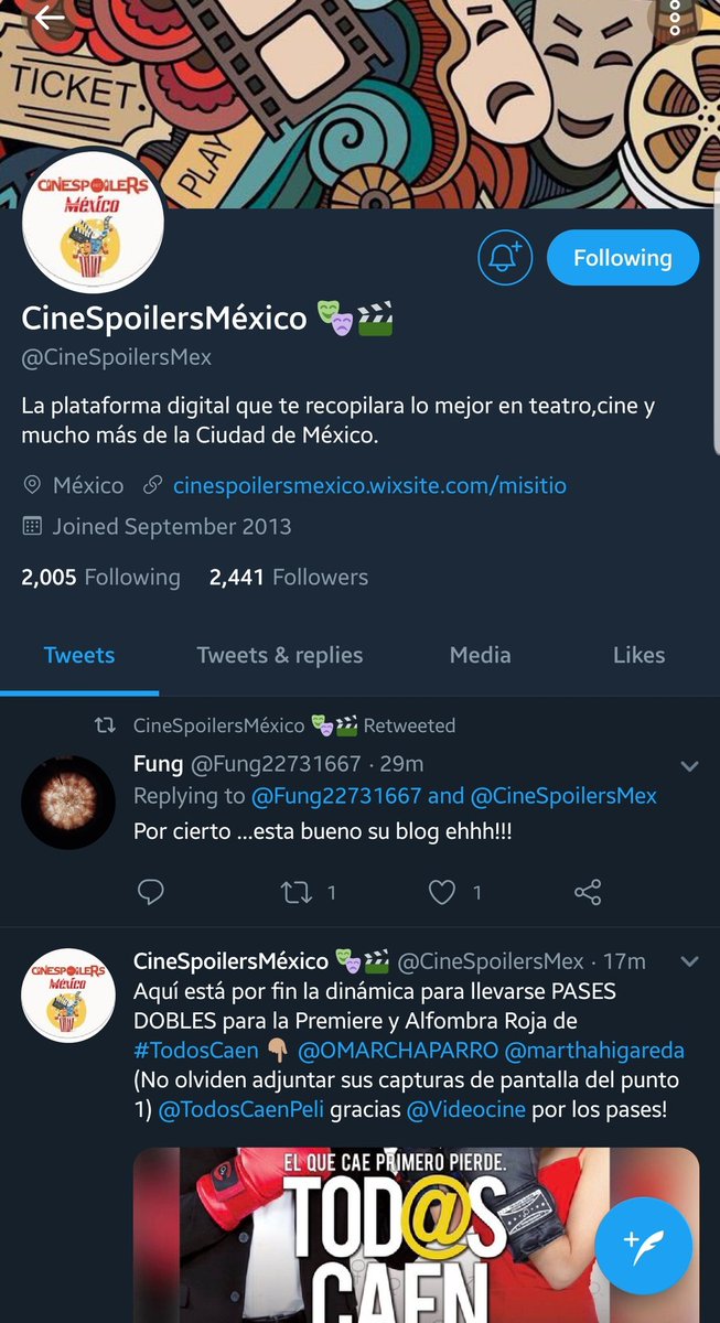 rubio_med's tweet photo. @CineSpoilersMex @OMARCHAPARRO @marthahigareda @TodosCaenPeli @Videocine La Obra Que Sale Mal y La Jaula de las Locas https://t.co/CdECdRPddq