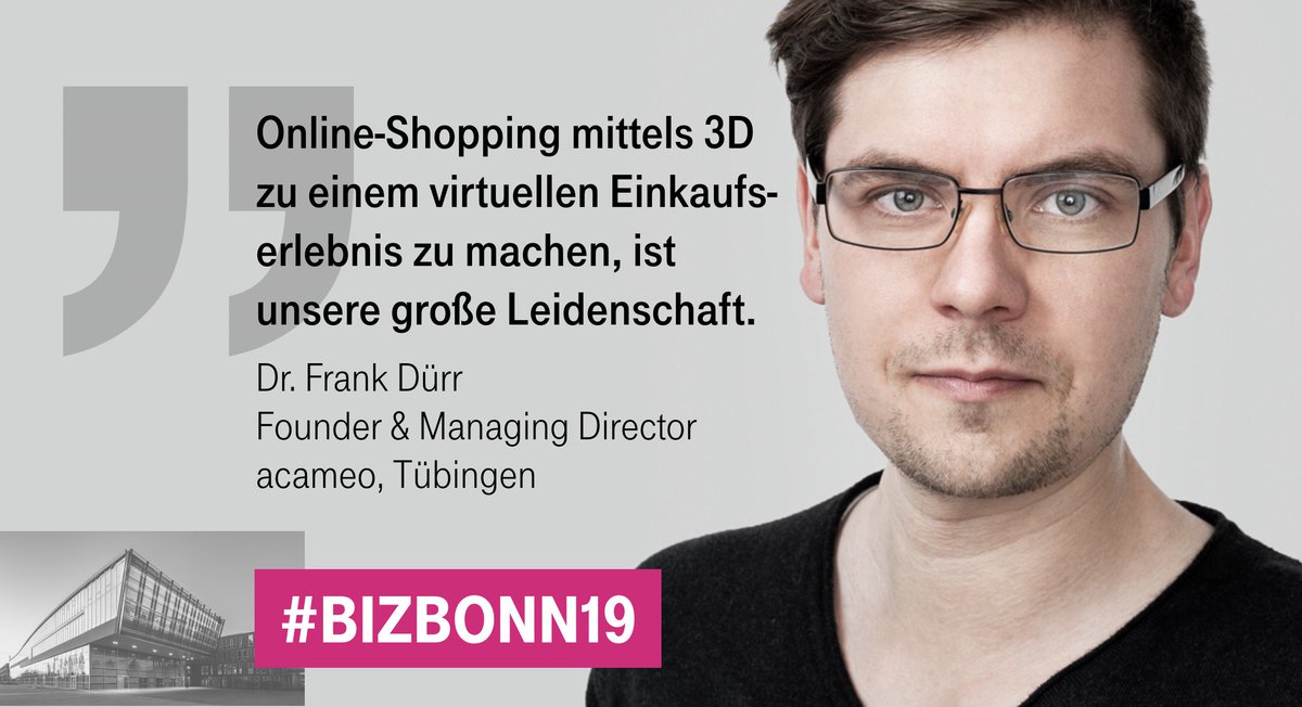 OliverKepka's tweet photo. Menschen auf dem @BusinessCampBN: Wir freuen uns auf Dr. Frank Dürr, der einen Sessionvorschlag im Gepäck haben wird, wie Produkte über 3D spannend online präsentiert und spielerisch erlebt werden können #BizBonn19 #Digitalisierung #eCommerce #telekomwall https://t.co/O0QhrOJwo7
