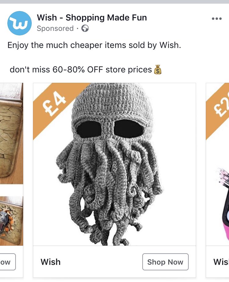 AmazingPhil's tweet photo. Wish keeps recommending these three specific items? I think they want me to be the new marvel villain ‘sexy knitted squid man’ https://t.co/LLARwu0Hs3