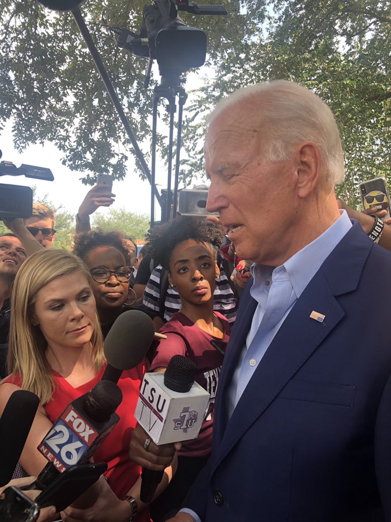 Joe Biden wears upside down flag pin, threatens to wrestle HuffPoo reporter