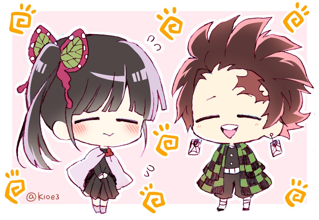 ぽこた 炭カナ ぜんねず おばみつ ぎゆしの 手が短すぎてしのぶさんにツンツン棒を持たせてしまった