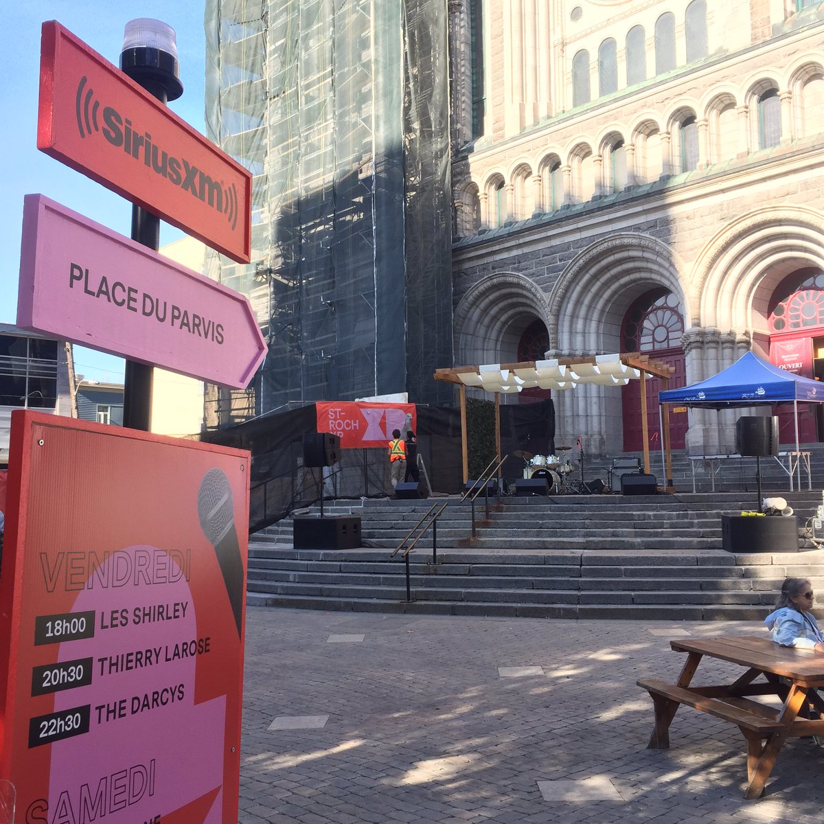 UbisoftQuebec's tweet photo. C'est parti pour #SRXP! Musique, cuisine, arts et humour : rejoins-nous pour le party de l'année à la place du parvis! 🎉🍾 https://t.co/Kym0JVxWYQ