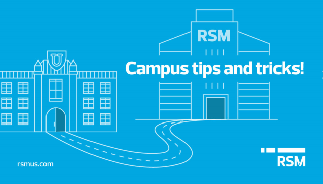 Interested in meeting employers, nailing interviews and jumpstarting your future career? Check out these tips from my #RSM team members: #BeYouatRSM rsm.buzz/2AijXL6