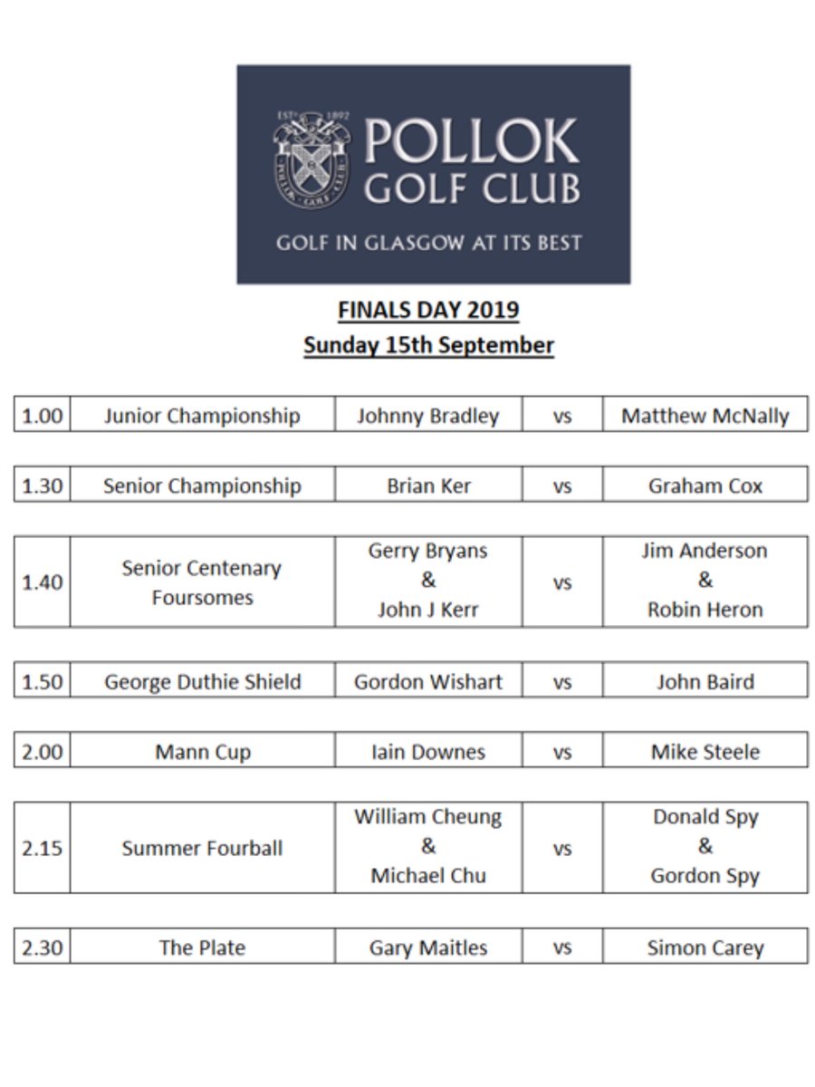 Pollok Golf Club tweet media