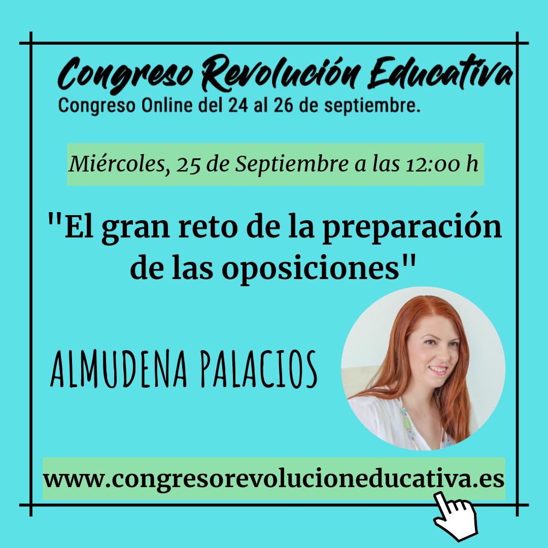 EscueladeXP's tweet photo. 📌 Almudena Palacios (@Educa_Primaria y @VivMontessori) nos visitará en el #CongresoRevolucionEducativa2019. ¿Te lo vas a perder? 
.
Reserva tu entrada YA en https://t.co/IlatgIVXYa 
.
#oposicioneseneducacion #Congresoparadocentes #oposiciones #opositores #prepararoposiciones https://t.co/jfho33igns