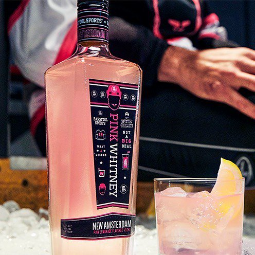 Barstool Sports own vodka, New Amsterdam Pink Whitney is in! We have a limited supply so grab it while you can! #NewportRI #Barstool #BarstoolSports #PinkWhitney #PinkWhineyVodka ift.tt/2Q5CGUJ