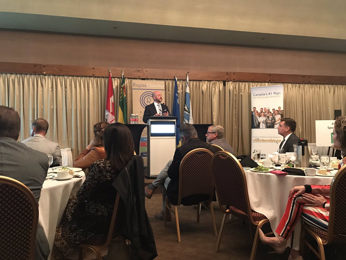 Listening to Leigh Curyer @NexGenEnergy_  speak to the @ReginaChamber about the #uranium Arrow project & how it is enabling community & economic growth &  opportunity in La Loche region. Breakfast programs, bursaries.  “In the future I will work here”. #PowerfulVision