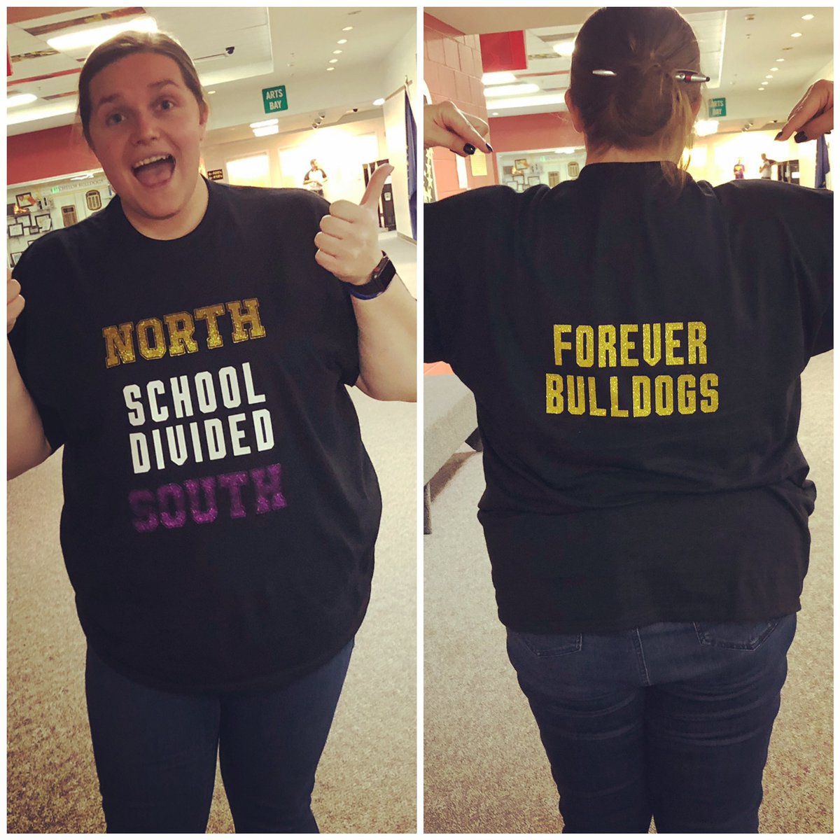 mskcheslock's tweet photo. Ready to cheer on ALL former Bulldogs tonight at the North-South game! #splitschool #crosstownrivalry https://t.co/MeSp3D79Cd