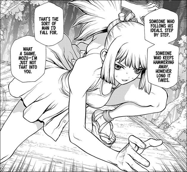 Uzivatel Shonen Jump Na Twitteru Dr Stone Ch 121 Kohaku Fights For Her Life Against An Arrogant Opponent Read It Free From The Official Source T Co Vwzqanx06n T Co Ppijiysrtp