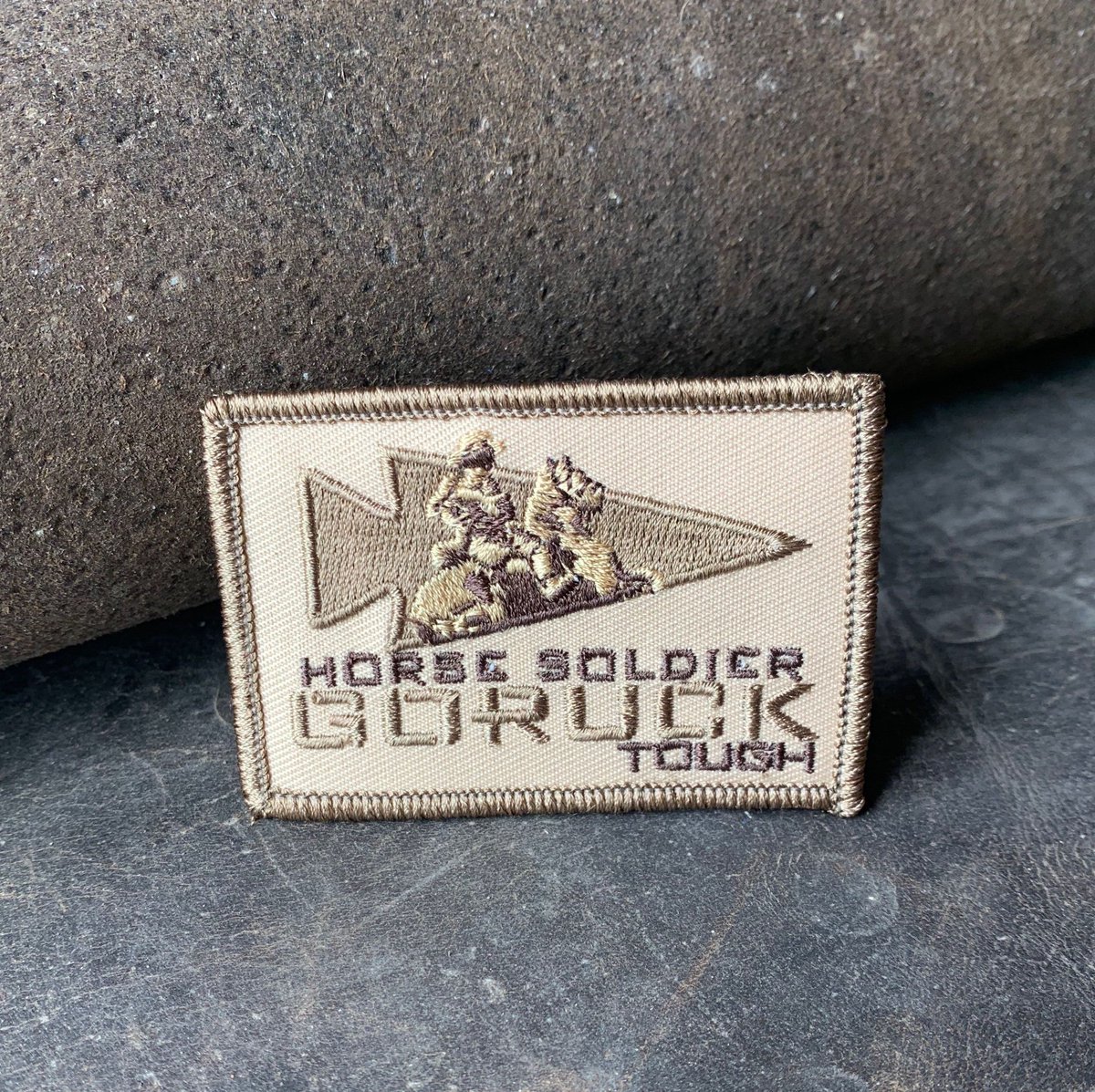 GORUCK's tweet photo. ‘Humans are more important than hardware’ is a maxim in Special Forces and our Horse Soldier GORUCK Challenges highlight how true that was, is, and will always be. De Oppresso Liber. Events start Sept 22. Find one near you: https://t.co/ZWd9zmXB20 | #GORUCK #PatchPicFriday https://t.co/1Yxha41ppb