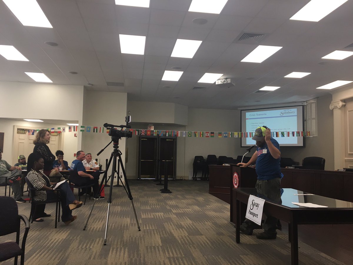 laraclaire's tweet photo. Great first session for #swaypassport! Admin, Communications, HR, and Engineering each delivered a unique and informative presentation. #sway #teamsalisbury https://t.co/FeJo8wafN5