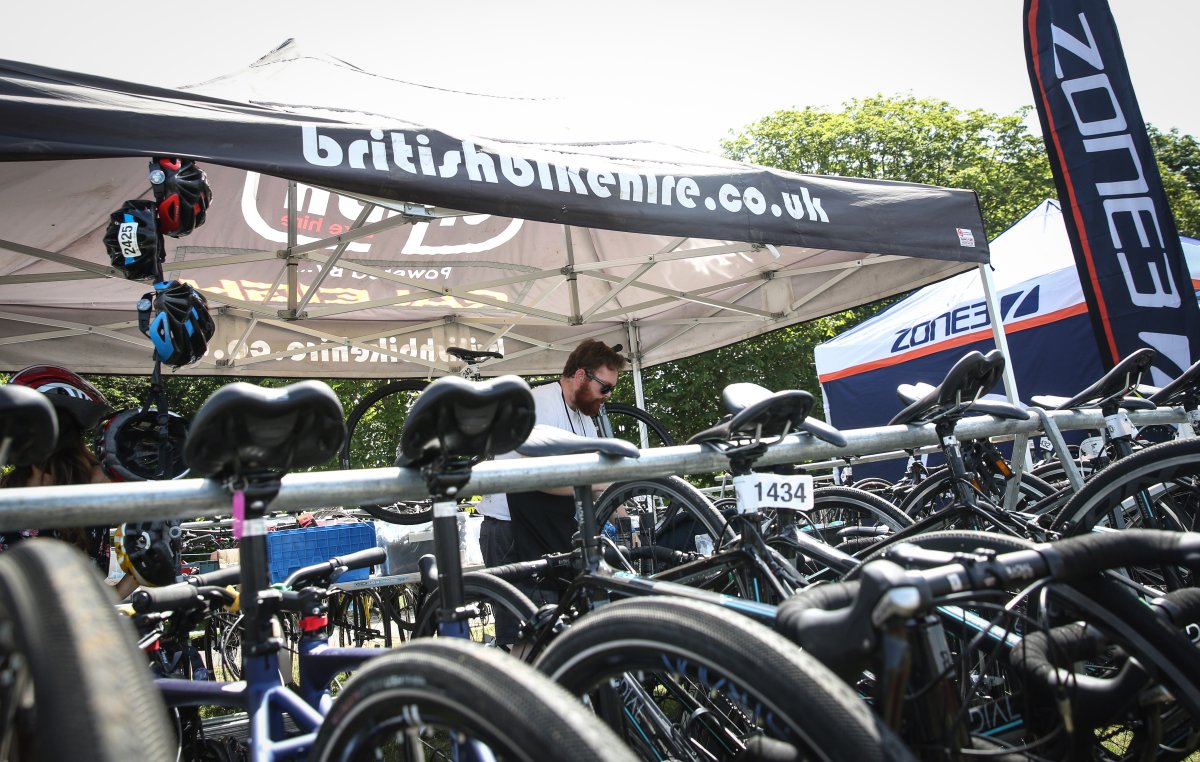 Did you know you can hire bikes for all of our triathons, which you can collect from the <a href="/BritishBikeHire/">BritishBikeHire</a> marquee on event day - they have road and hybrid options in different sizes.