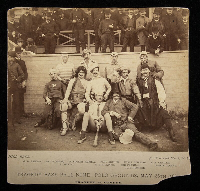 TheSkimmers's tweet photo. Tragedy Base Ball Nine photograph c.1880s https://t.co/Q74KWmVoro
