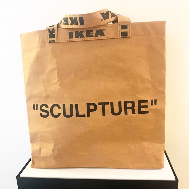 Viacomit on X: Sculpture bag by Ikea x Virgil Abloh