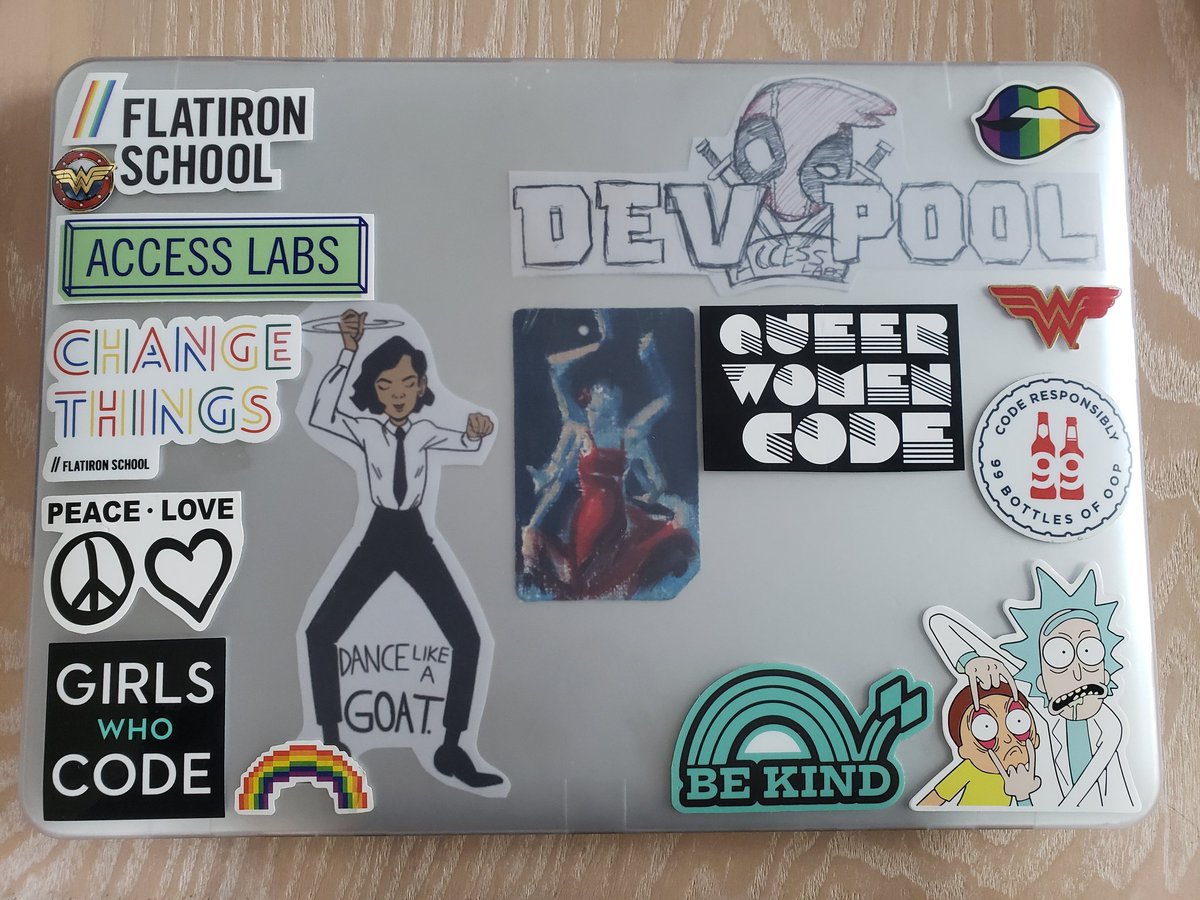 thrivensunshine's tweet photo. Added a new sticker to my collection πβ€#QueerWomenCode
#CodeNewbie #WomenWhoCode #lesbianswhotech #javascript #code https://t.co/2m72K0Tkky