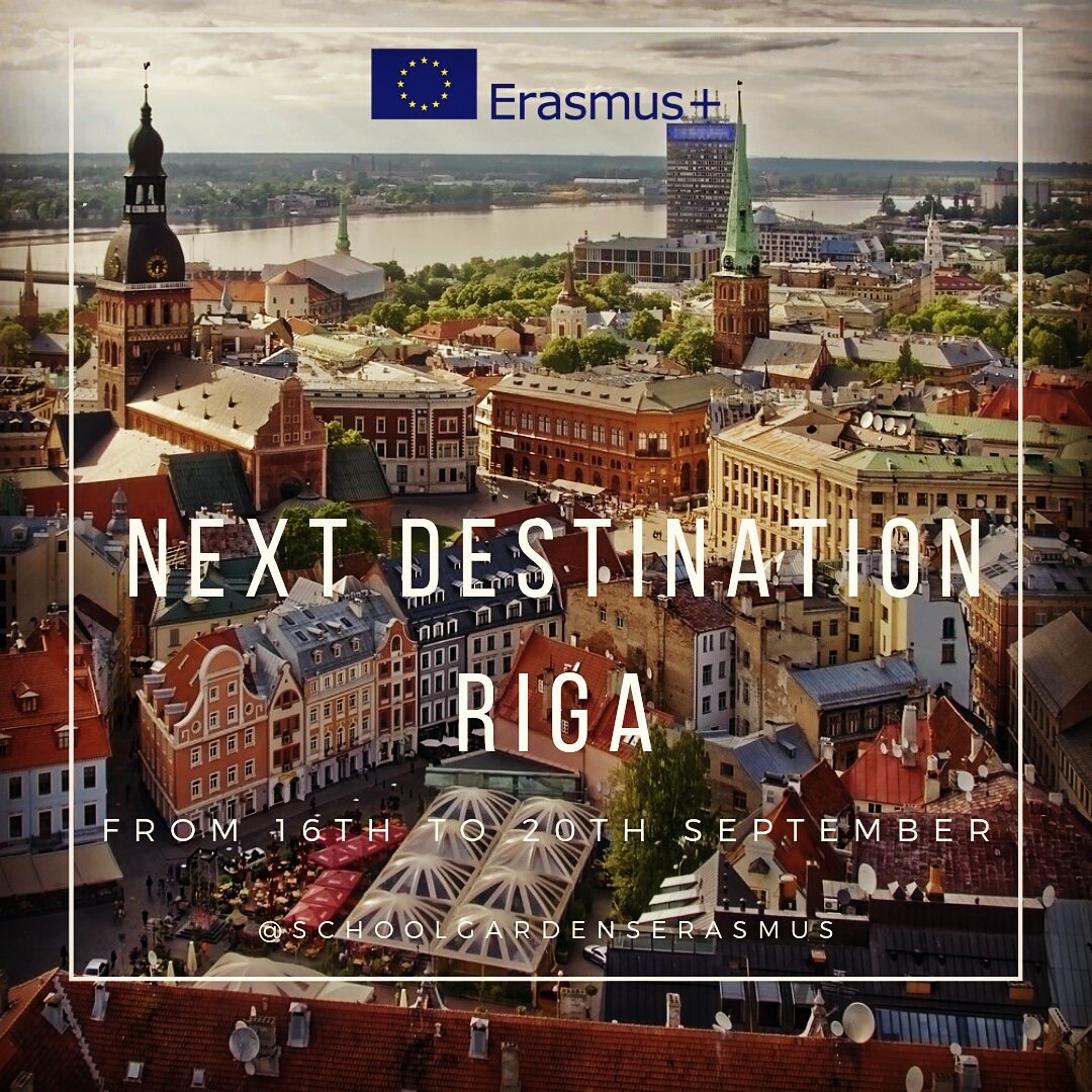 SchoolErasmus's tweet image. Del 1⃣6⃣ al 2⃣0⃣ de septiembre estaremos en Riga 🇱🇻 
@sepiegob @EUErasmusPlus