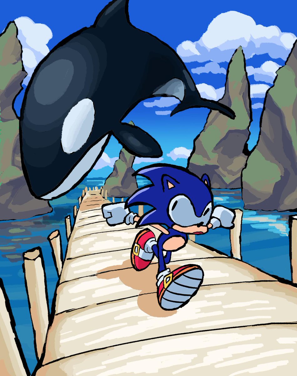 kellypringleart's tweet photo. i love sonic adventure https://t.co/mBLlYbrVOx