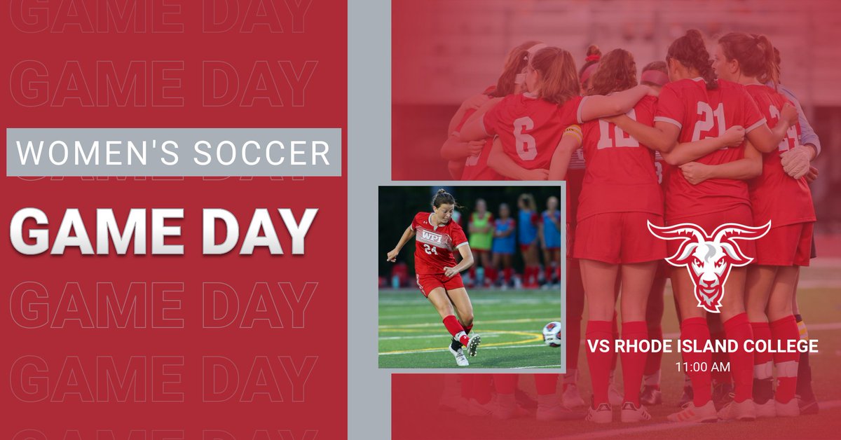 WPIAthletics's tweet photo. Women's Soccer is hosting Rhode Island College at 11:00 AM. https://t.co/dGaIXd9SXb