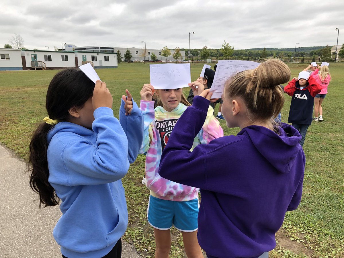AndersonHDSB's tweet photo. Today we practiced ordering and comparing large numbers with a mystery sort! Remember to study this and the other concepts we’ve learned so far in preparation for our quiz on Tuesday! https://t.co/63gXYvVWPa