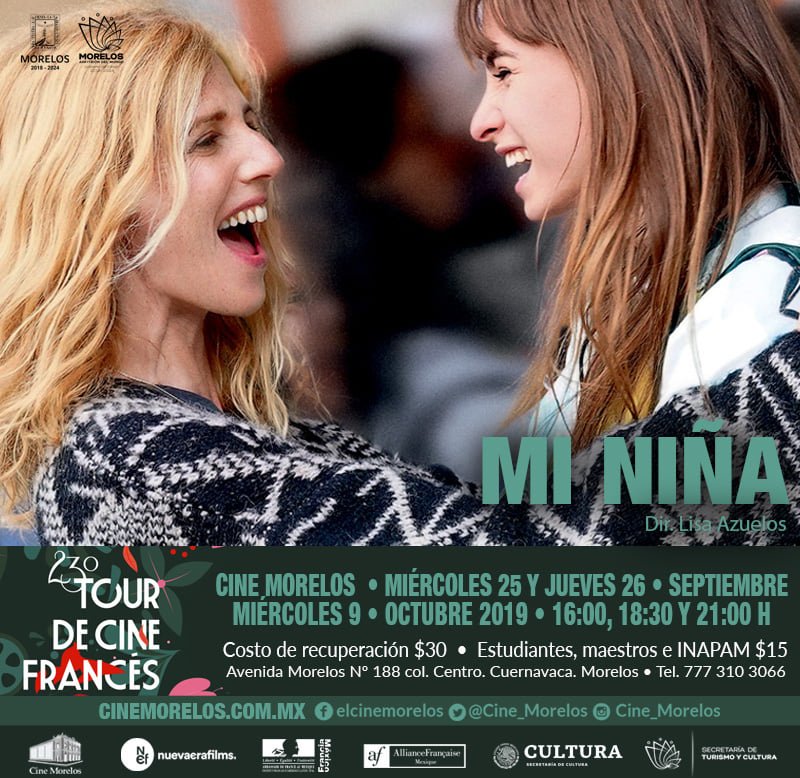 23º Tour de Cine Francés en el <a href="/Cine_Morelos/">Cine Morelos</a> #Cuernavaca #Morelos 
cartelera.morelos.gob.mx