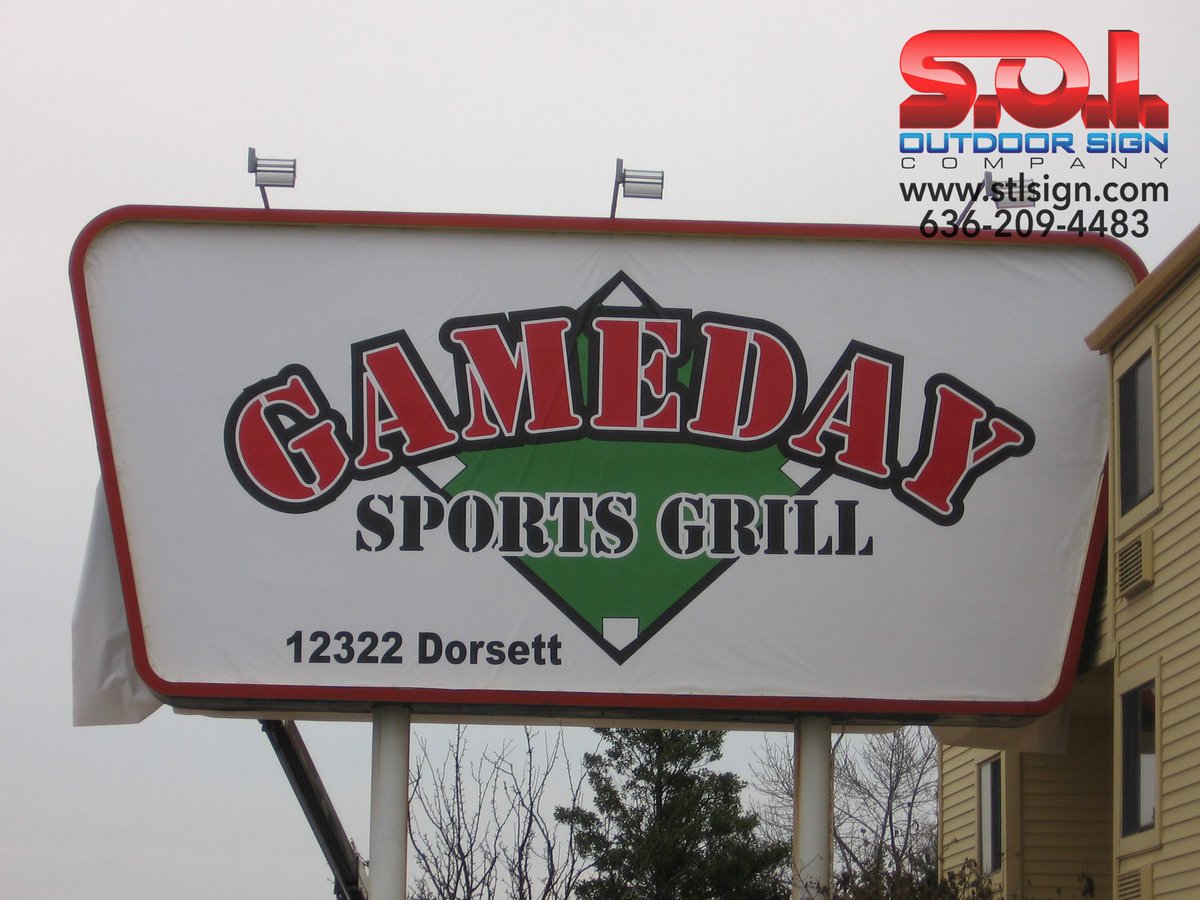 Source4Signs's tweet image. Awesome sign we did for Gameday Sports Grill. Visit them and party the night away!🎵🍺

#barsigns #bladesigns #wallsign #outdoorsign #streetsign #businesssign #signmaking #stpeters #Missouri #signinstallation #source4signs #SOIsign #stl #signdesign #ledsigns #led #signs