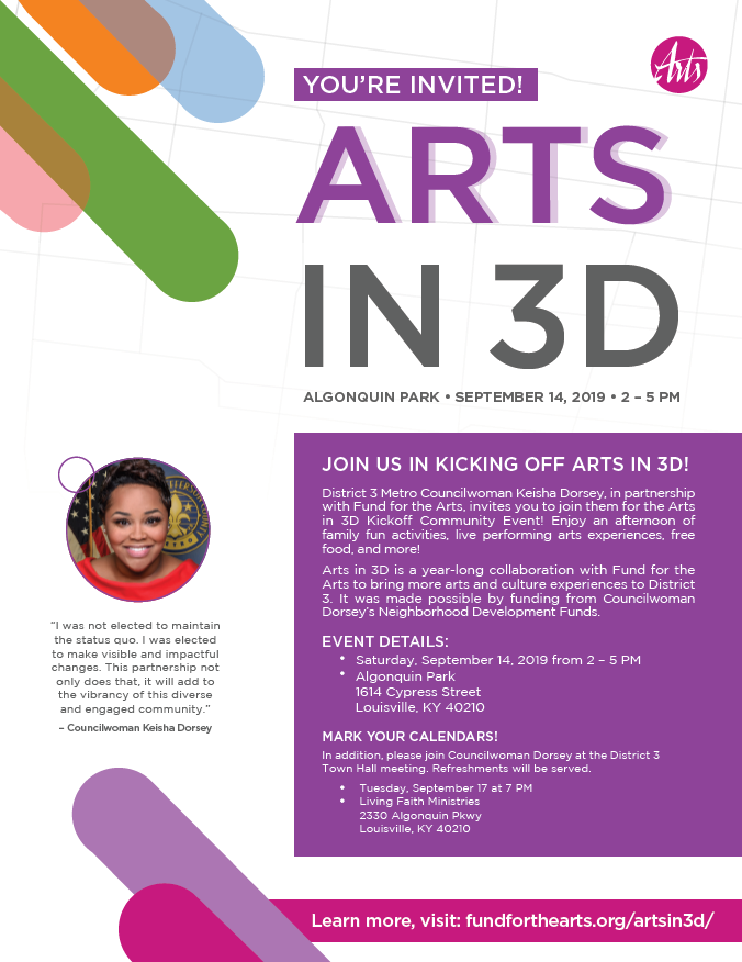 So excited to sing tomorrow at the Arts in 3D kickoff!