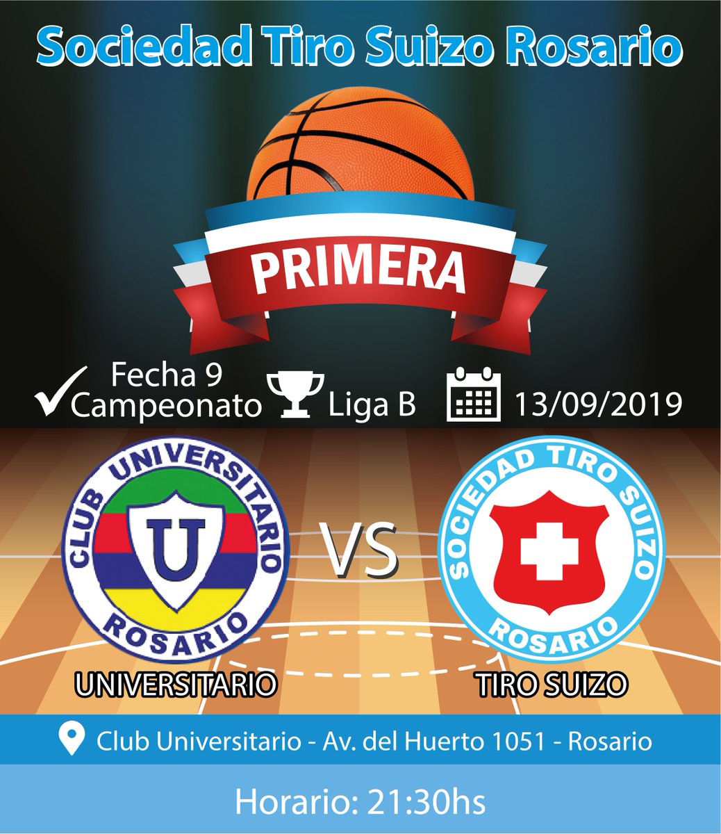 🇱🇺🏀Esta noche a partir de las 21:30Hs visitaremos al Club Universitario por la 9na fecha de la zona campeonato del torneo de Primera B🏀🇱🇺