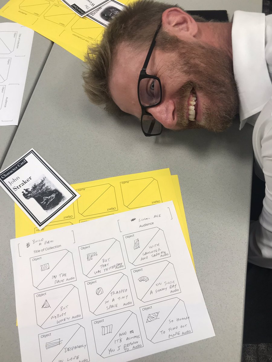 DELconference's tweet photo. .@daveowhite being @daveowhite.
(His brainstorm for a museum in a box collection.) #DEL19 @kmapesy https://t.co/7iXSLTLMnt