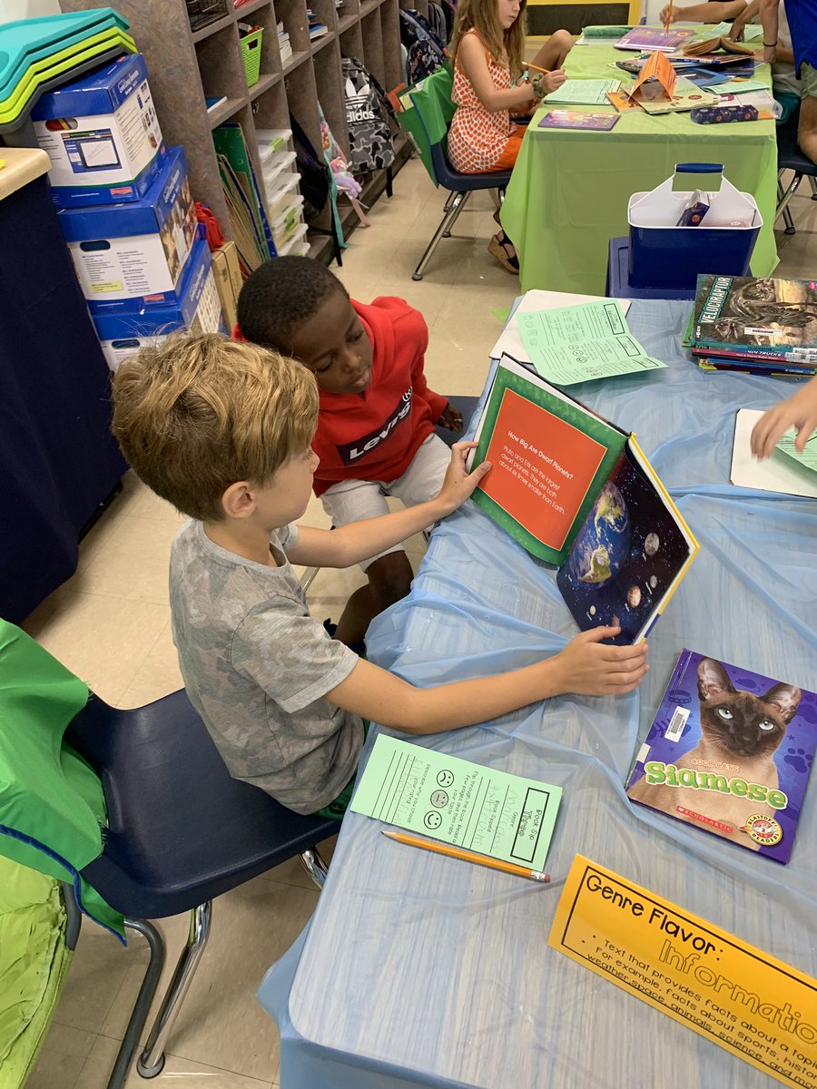 ElementaryPlain's tweet photo. Our 2nd graders participated in a genre tasting. The Bookristas served up a latte learning! https://t.co/Tgfd7GBD67