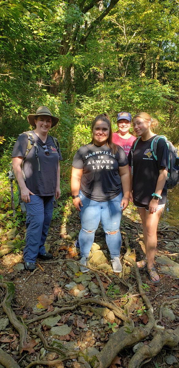 tmmvol's tweet photo. Groups of @HistoryatCU @CumberlandU students were out today conducting research at the state library, and field work at Sellers Farm Archaeological Site. Drs. Inman, Bible, &amp; Mielnik talked about Native American settlement patterns in the Lebanon area. https://t.co/xCpjLwTKVQ