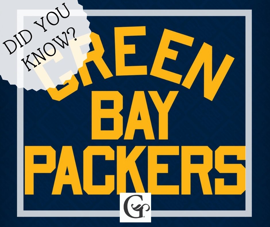 MHorebGrandStay's tweet photo. Football season is underway! DID YOU KNOW, the Green Bay Packers' official colors did not always include GREEN!? Until 1950, the Packers wore blue and gold! Are you catching a game at Lambeau Field this season? https://t.co/7qXdv1fNtg