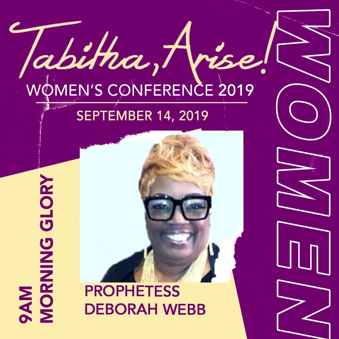 TempleofPraise_'s tweet photo. Ladies, this weekend is dedicated to you! TOPIFC Women’s Conference 2019 - Tabitha, Arise! Speakers include: @iamvictoriavenable • Prophetess #DeborahWebb • Co-Pastor @mdlimes • Elder @marissafarrow and Dr. #VictoriaGray. See you there! (Brothers, you can join us too 🙂) https://t.co/TxXiKeHgCW