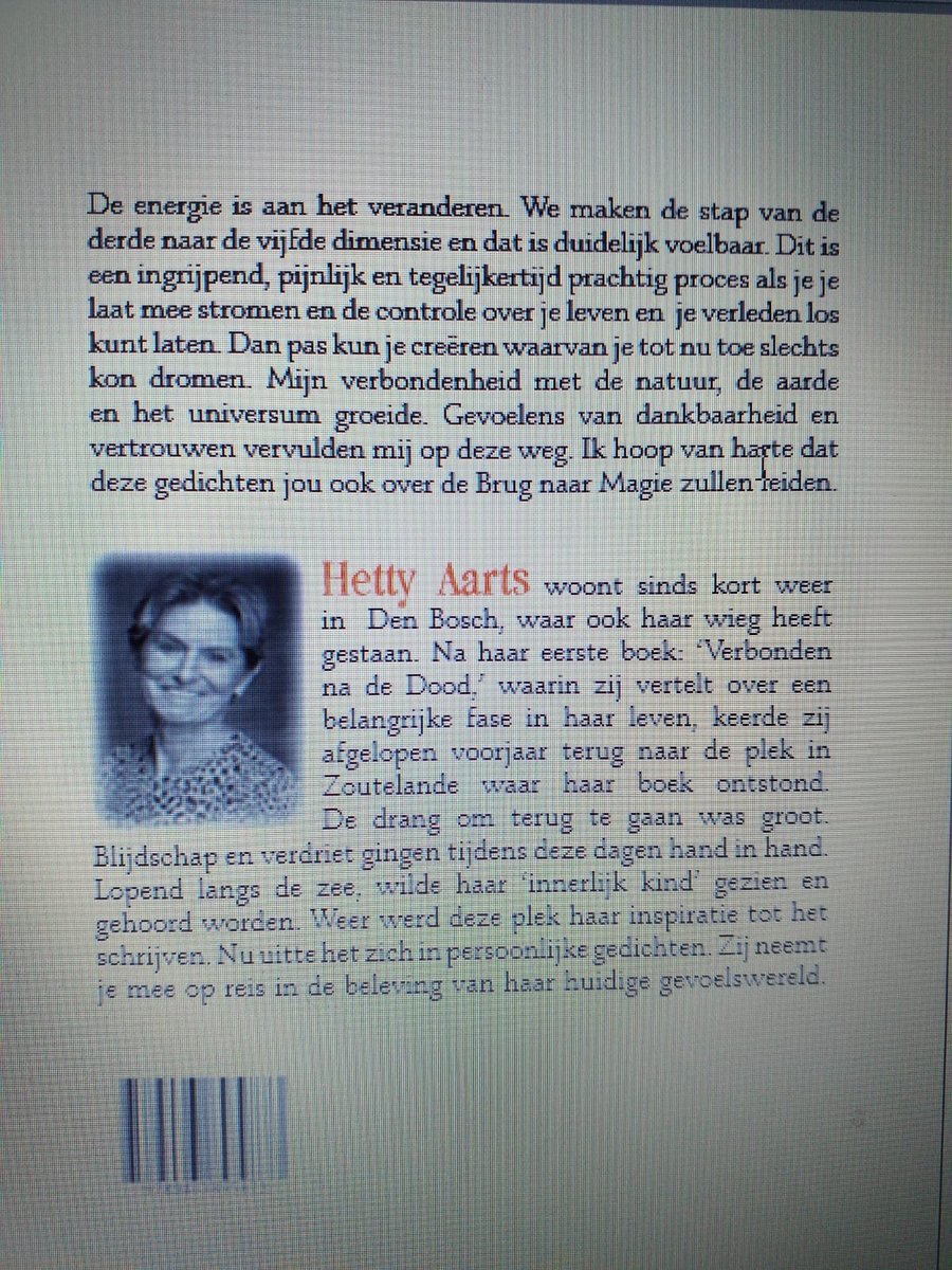 Alvast een glimp van de achterkant van de bundel.