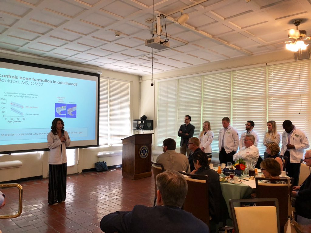 DrJuliaHum's tweet photo. The @bmresgroup shared our research projects with the @MarianUniv Board of Trustees this afternoon. 

It was a thrill to watch our @MUCOM_BioMed &amp; @MUCOM_Indy students present their work!

On to #ASBMR2019 🦴 @jw_lowery https://t.co/Z7Qi3Tn3Vk