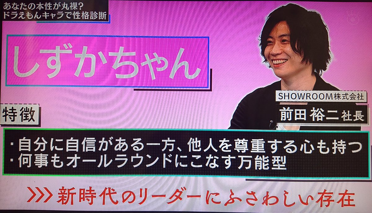 イリ ドラえもんキャラクター診断おもしろかった West全員しずかちゃんタイプ 出世する人 出世したってええじゃないか