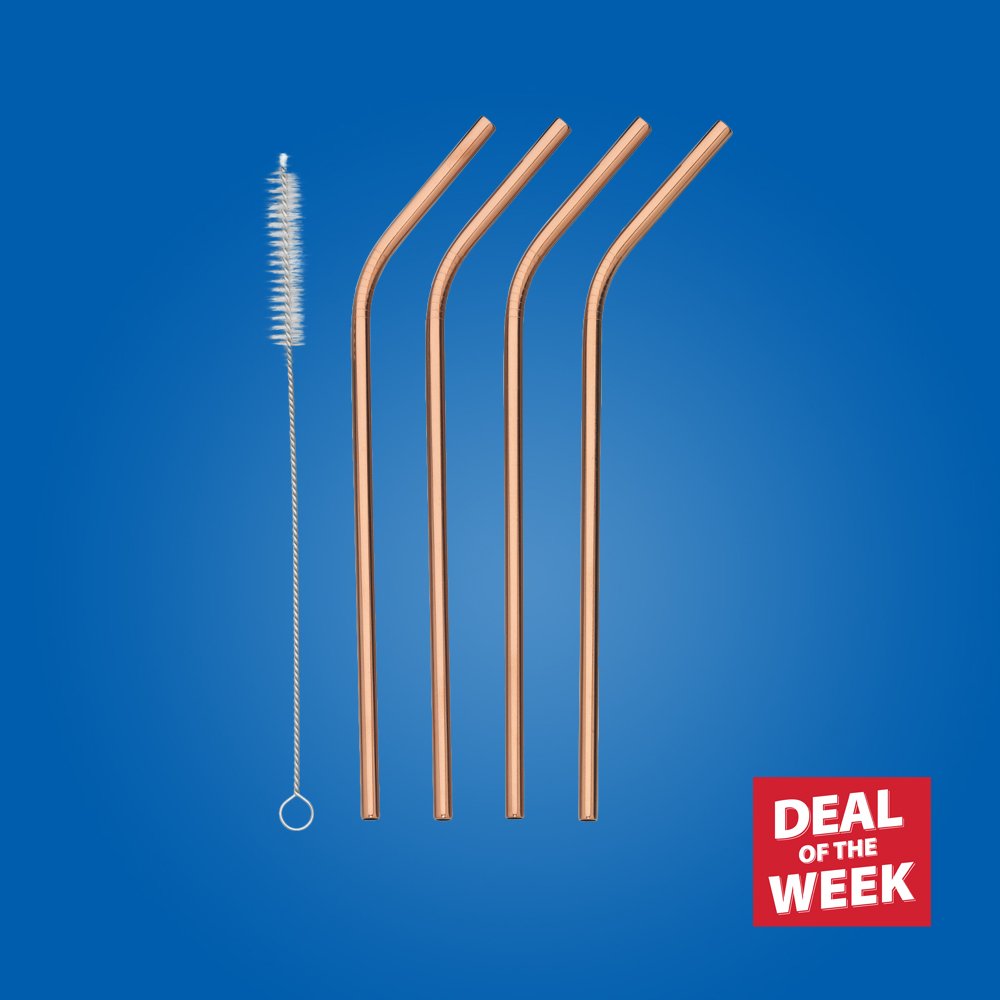 Our amazing metal straws, featured deal of the week, are only $4.99. bit.ly/2Q9KlBE
If you tend to grab drinks on-the-go, make sure you have a #reusablestraw. This is an easy step to reduce your plastic straw usage.(Ends Sept. 15!)♻️