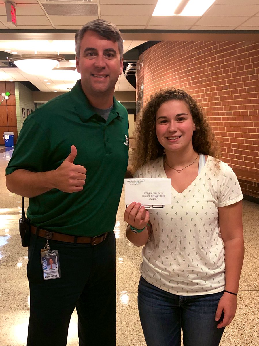 tbbrad's tweet photo. Congrats to Elena and Mrs. Czuprynski for being selected for this week’s Rocket Recognition! These two Rockets exemplify #Respect #Responsibility and #Resilience. #rocketsrock #rocketpride https://t.co/Q60FcHQoe6