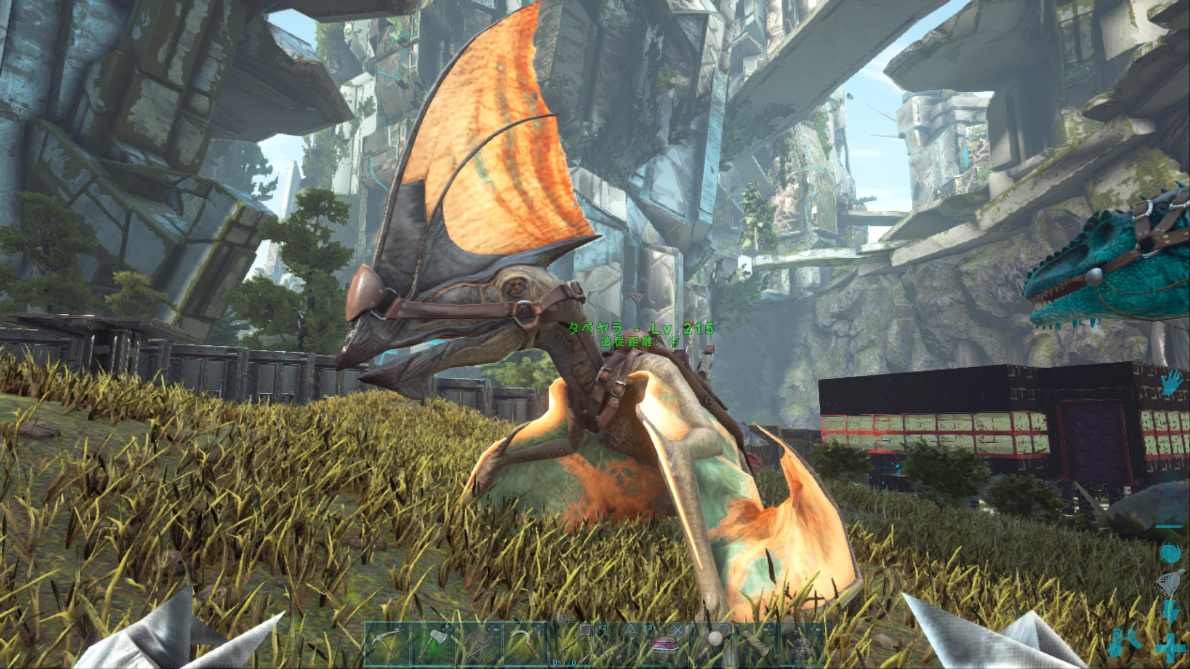 Sencho 今日のark ギガベビ7頭付きっきりで肉集めに疲れたからなんかテイムしたいな と思ってたら拠点にタペヤラ 降りてきたからなんとなーくテイムしてみたw Tekサドルでも作ろうかな Ark タペヤラ T Co 40qizk4ure Twitter