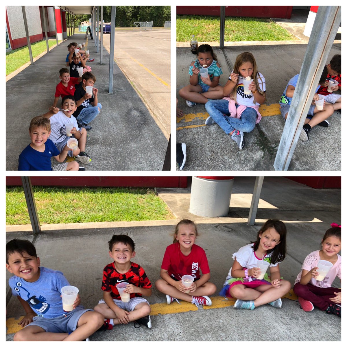 mrsecorso's tweet photo. Would you look at those smiling scientists? They definitely enjoyed hypothesizing, testing out solid and liquid mixtures, and of course tasting it. #rootbeerfloat #matter #yum #scientists 😋♥️ @NESCrosby https://t.co/SA6xzrS6Jy