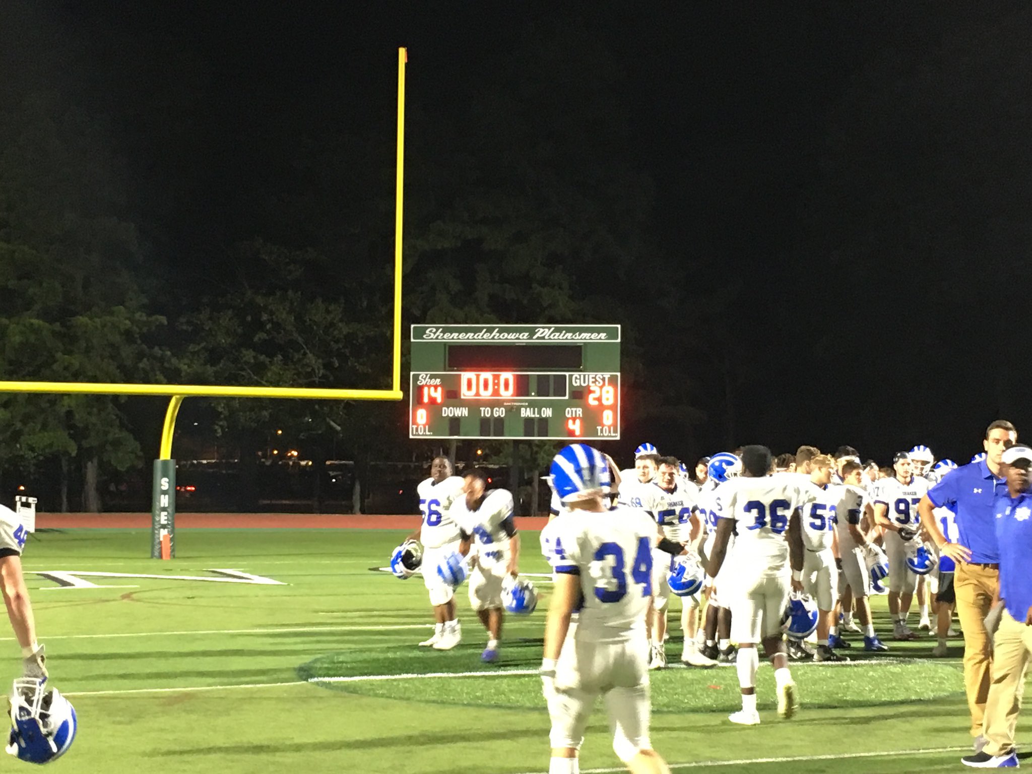 Shaker Football on Twitter "Hard fought 2814 win tonight, thank you