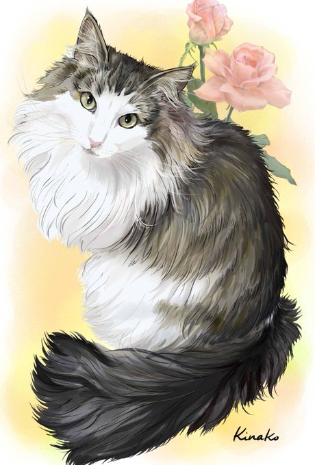猫画のtwitterイラスト検索結果 古い順
