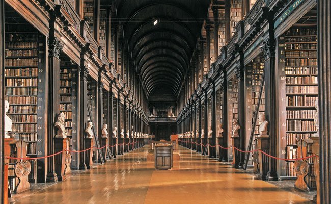 This is Trinity College, Dublin. Who would have thought a library could be so magical!